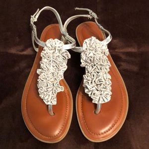 Gianni Bini silver Sandles
